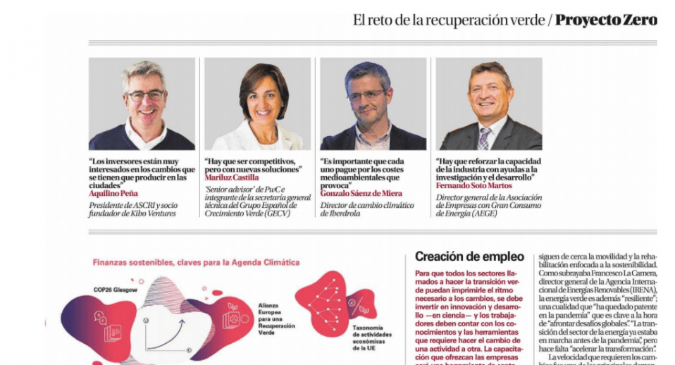 Proyecto Zero - GECV: Grupo Español para el Crecimiento Verde